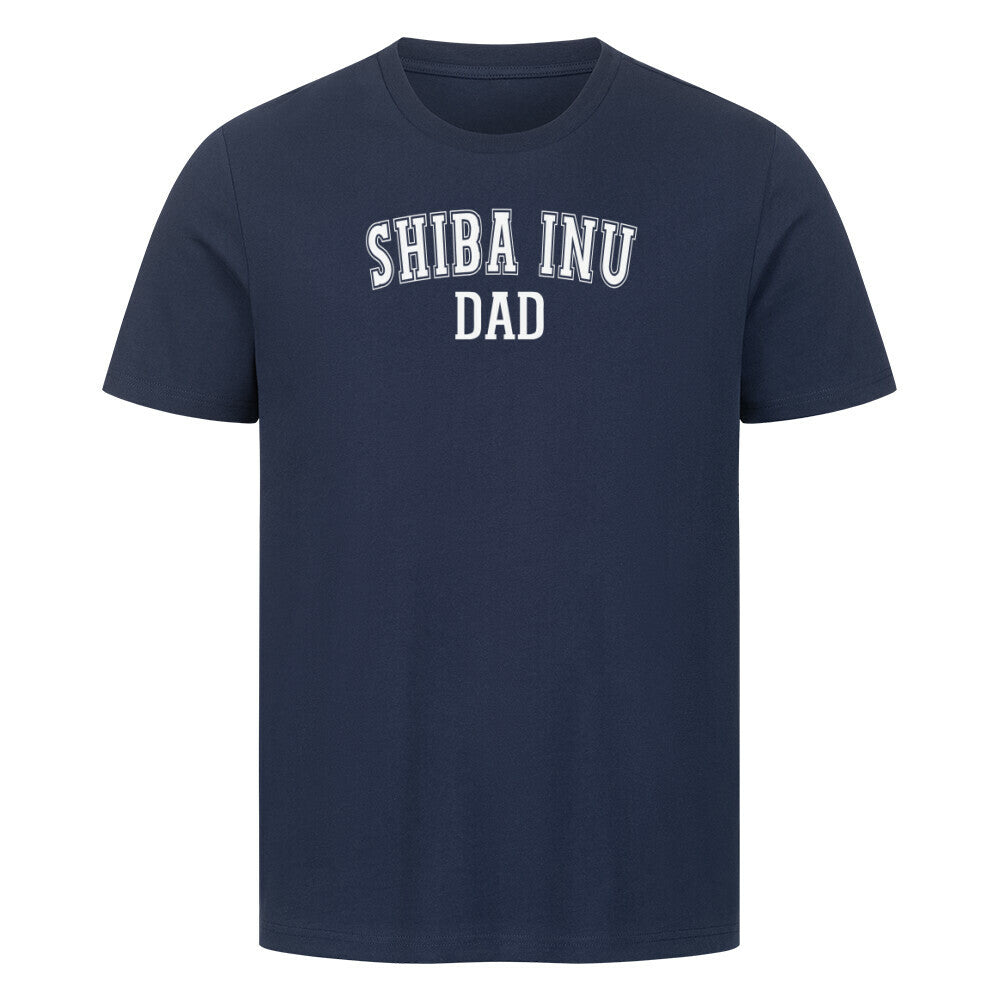 Premium T-Shirt "Shiba Inu - DAD" French Navy – hunde-shirt.de