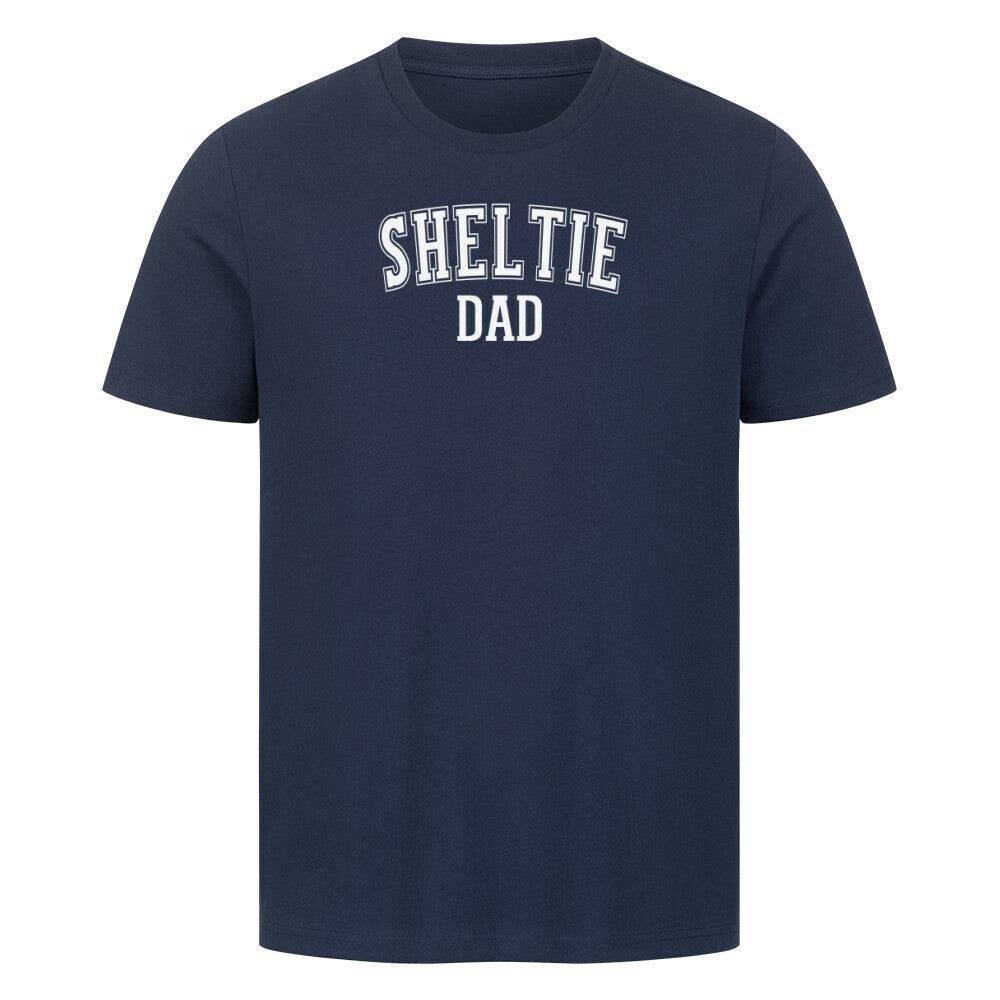 Premium T-Shirt "Sheltie - DAD" French Navy – hunde-shirt.de