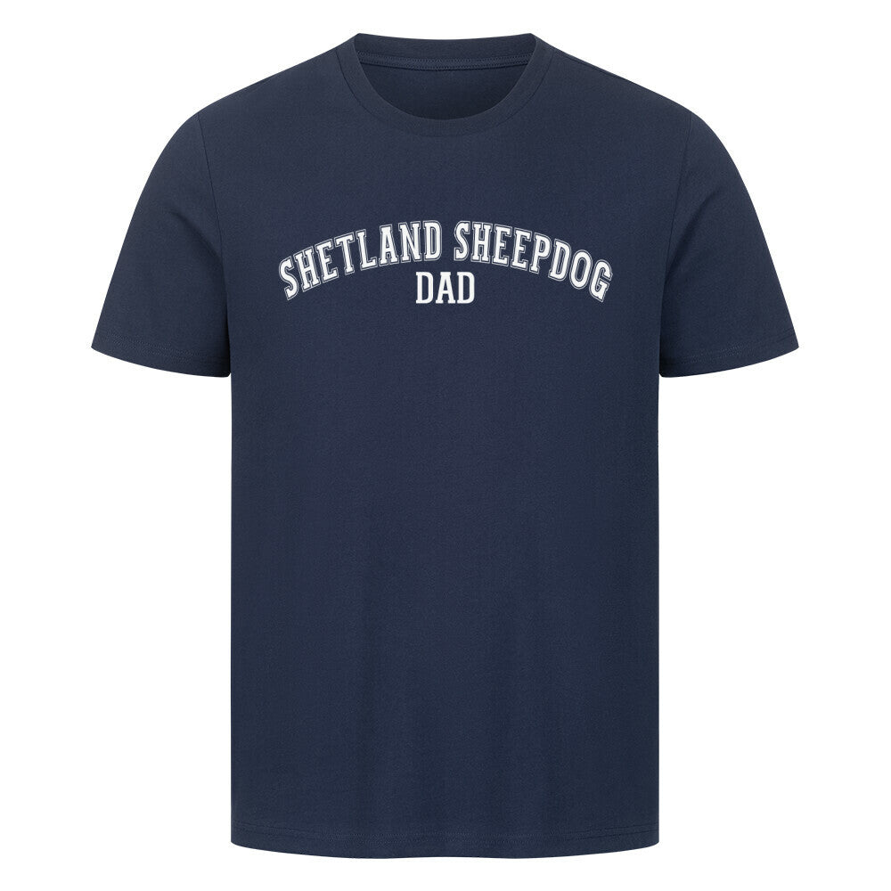 Premium T-Shirt "Shetland Sheepdog - DAD" French Navy – hunde-shirt.de
