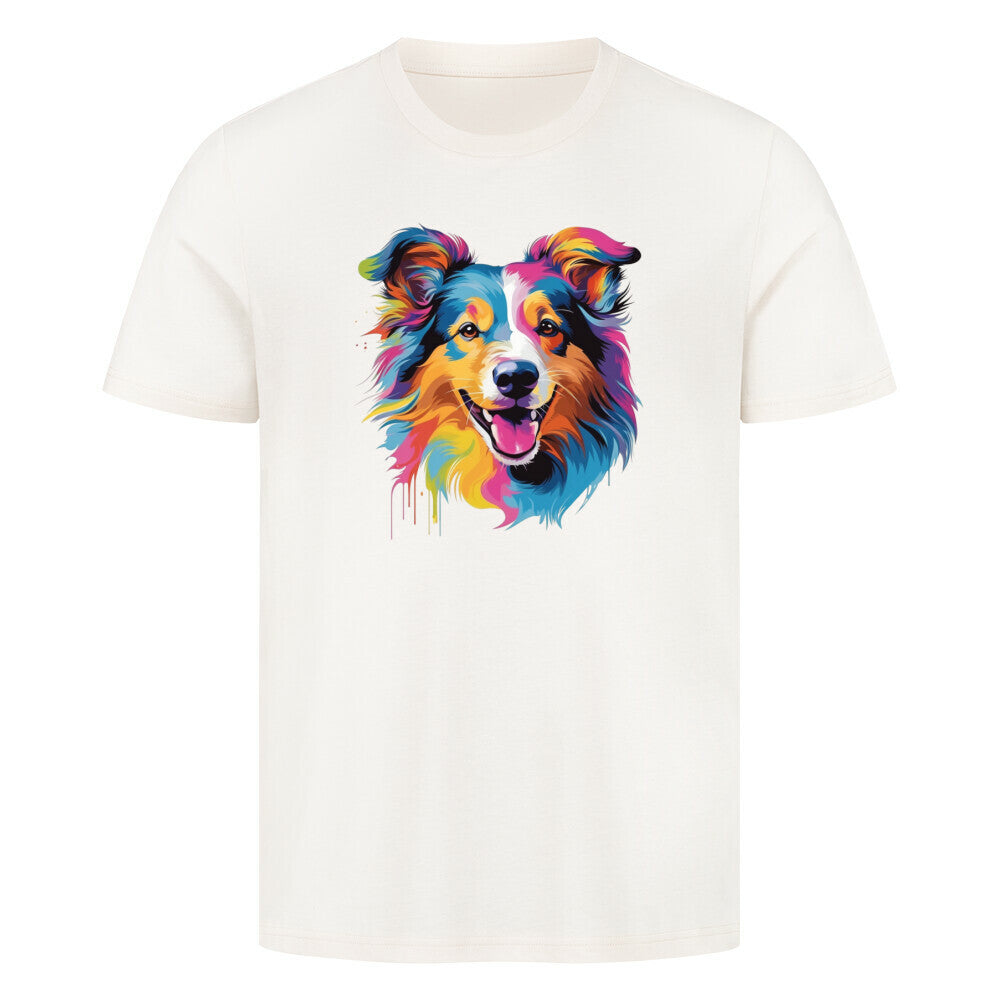 Premium T-Shirt "Sheltie - Fun" Natural Raw – hunde-shirt.de