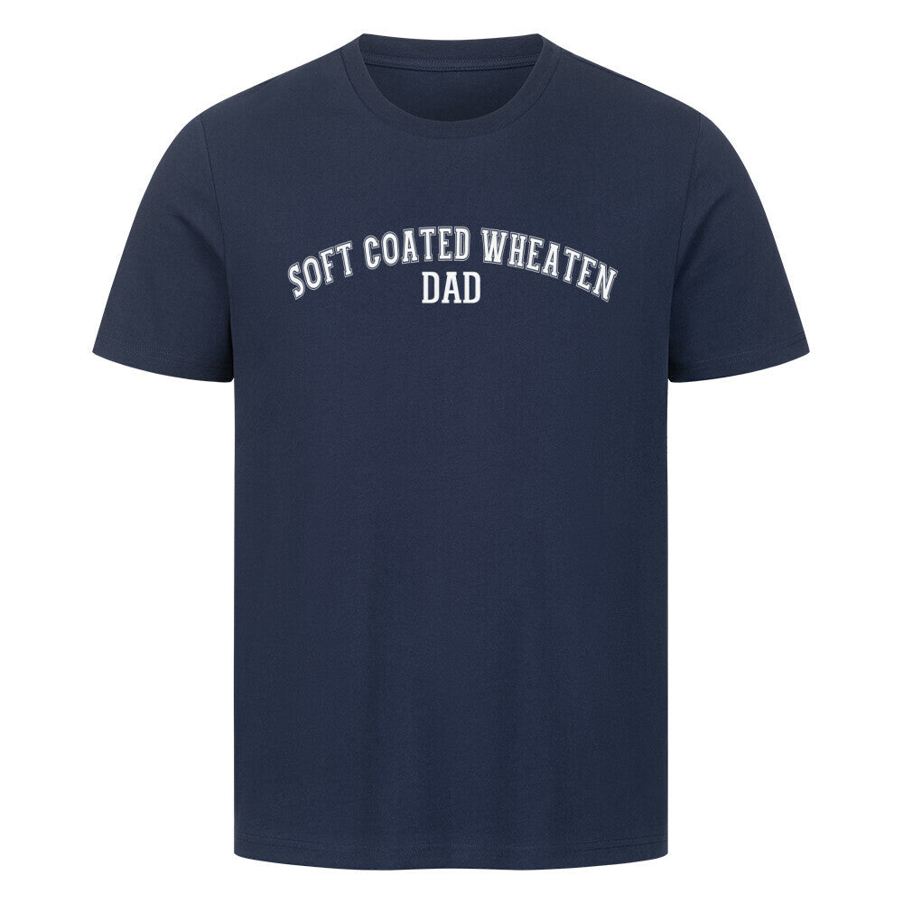 Premium T-Shirt "Soft Coated Wheaten - DAD" French Navy – hunde-shirt.de