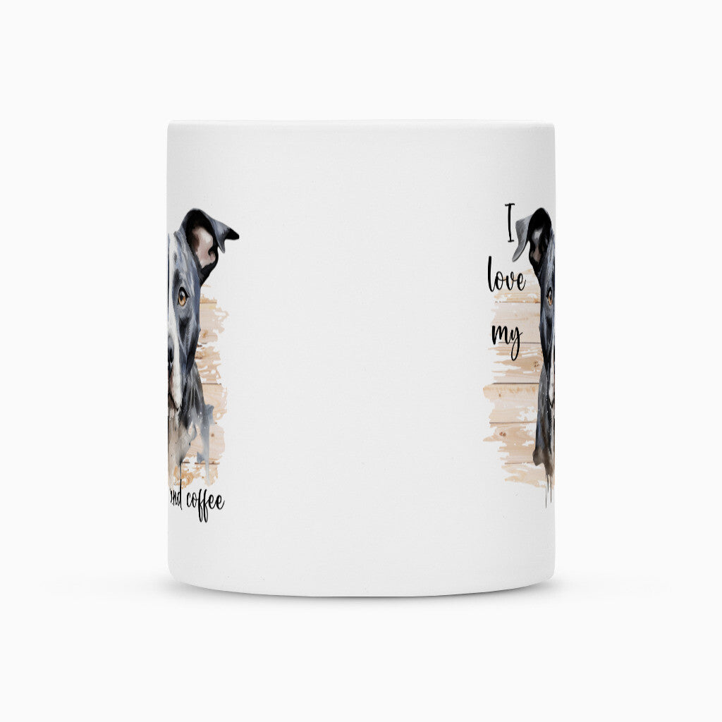 Tasse "Staffordshire Bull Terrier - I love..." – hunde-shirt.de