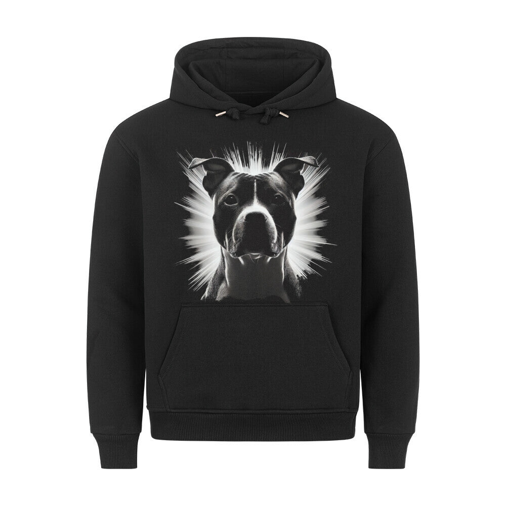 Premium Hoodie "Staffordshire Bright" Schwarz – hunde-shirt.de