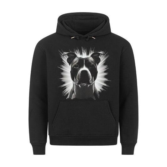 Premium Hoodie "Staffordshire Bright" Schwarz – hunde-shirt.de