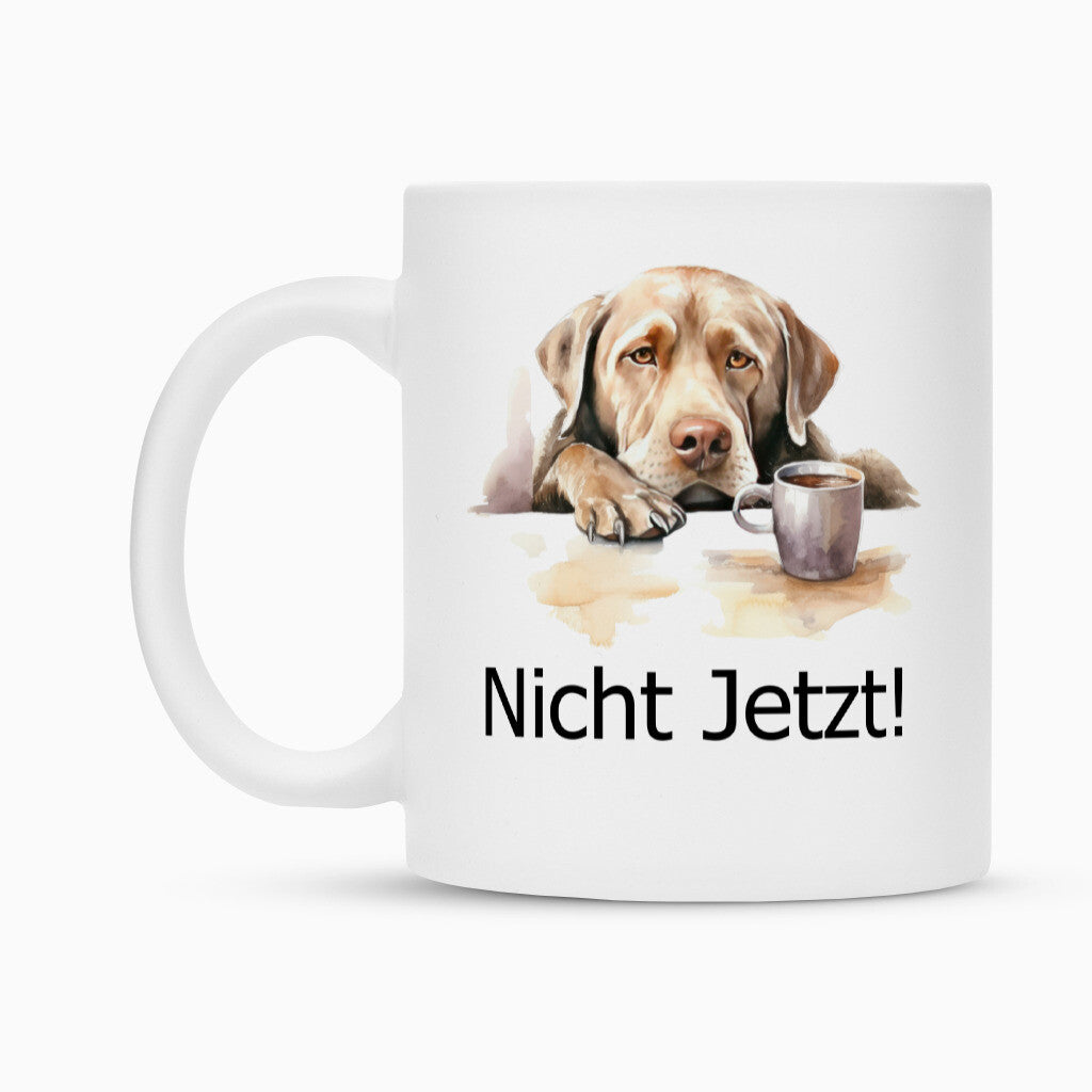Tasse "Weimaraner - Nicht Jetzt! – hunde-shirt.de