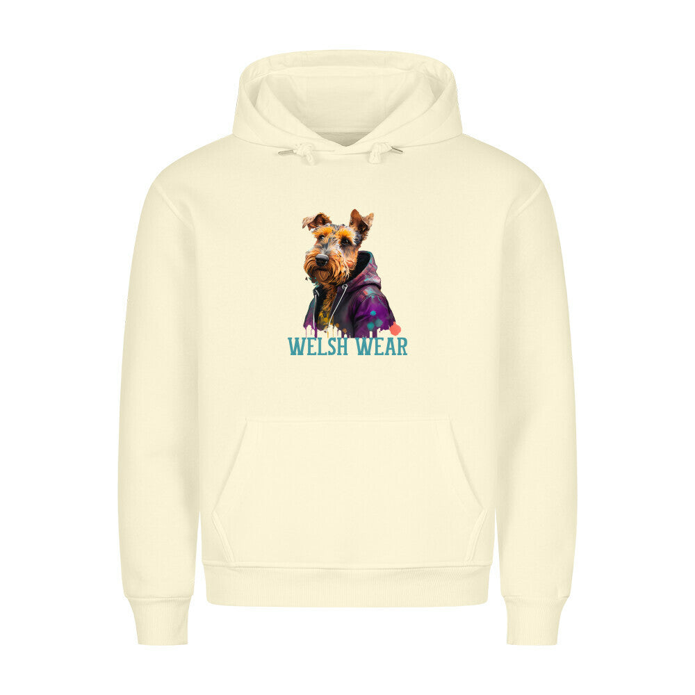 Premium Hoodie "Welsh Wear" Beige – hunde-shirt.de