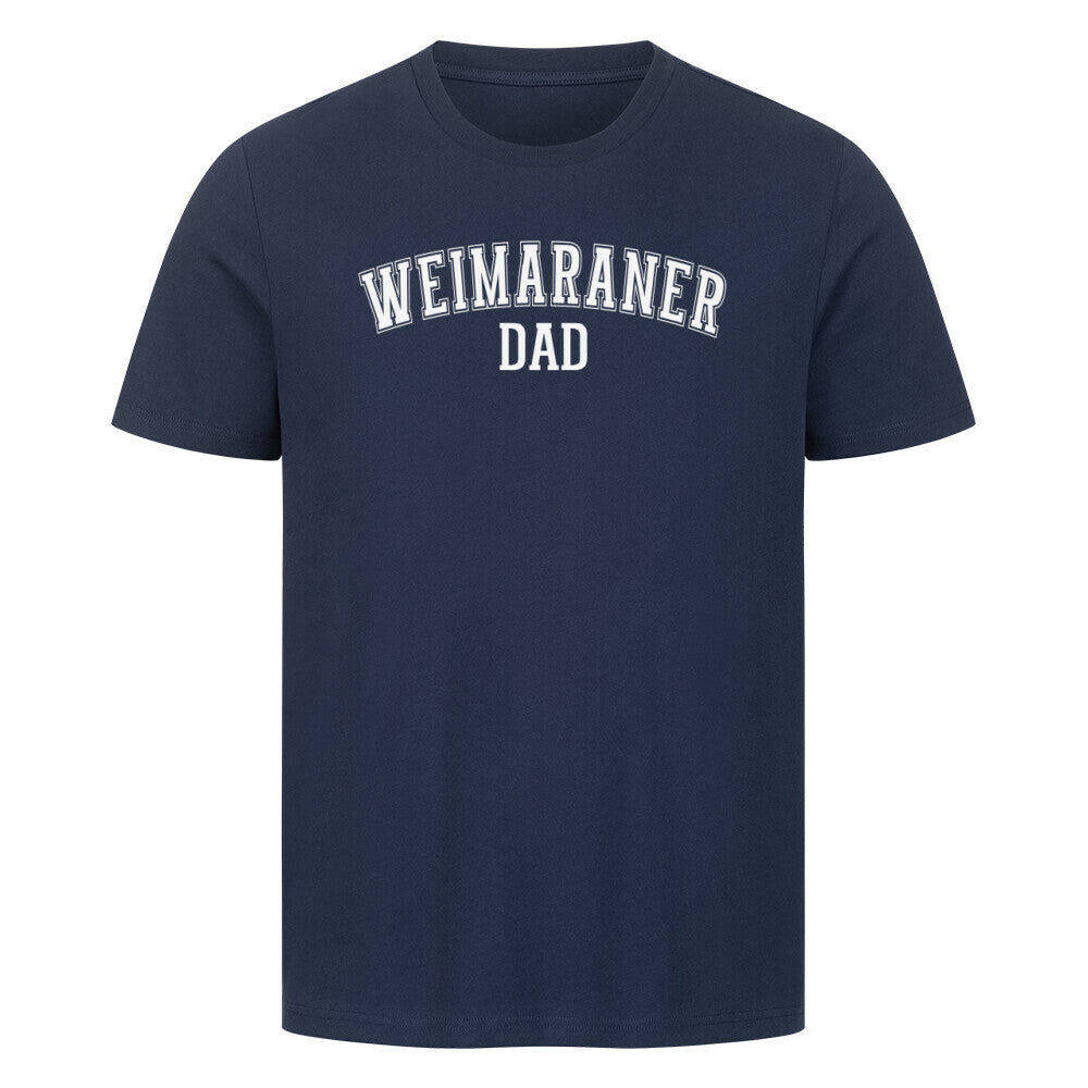 Premium T-Shirt "Weimaraner - DAD" French Navy – hunde-shirt.de