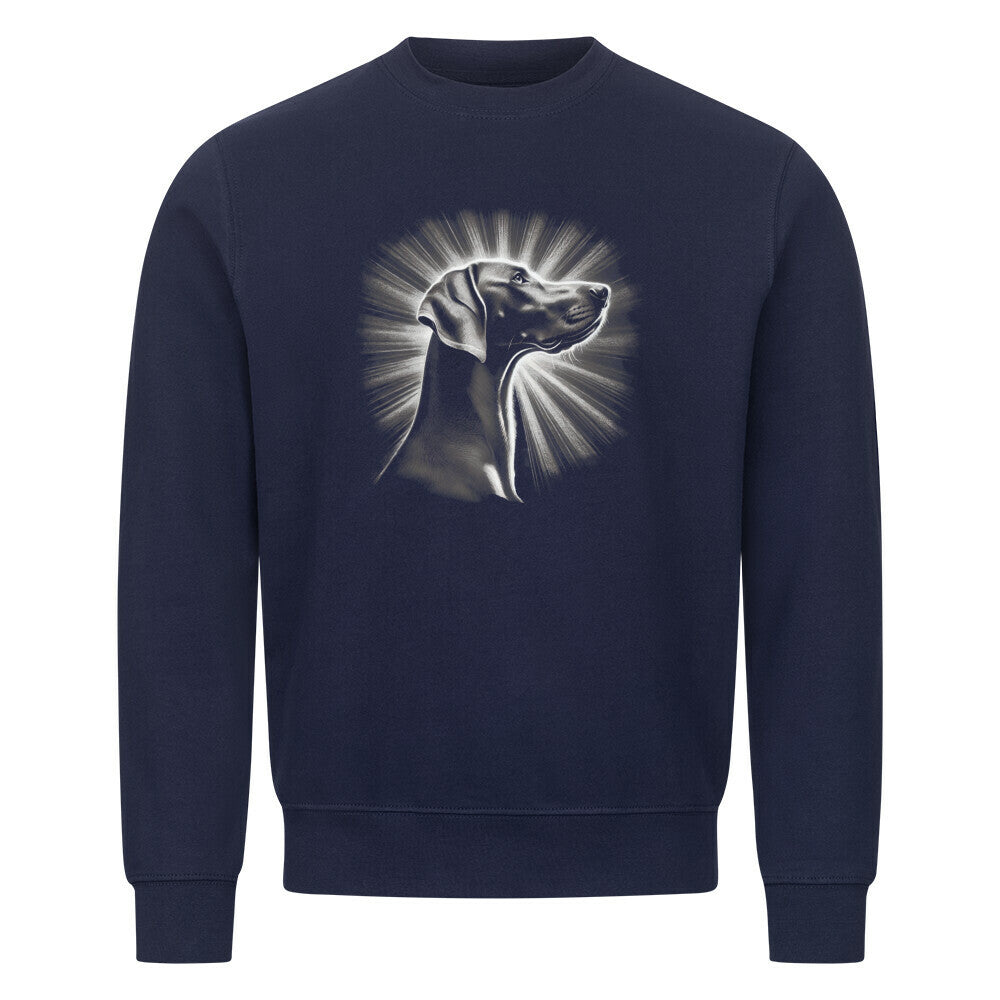 Premium Sweatshirt "Weimaraner - Shine" Navy Blue – hunde-shirt.de