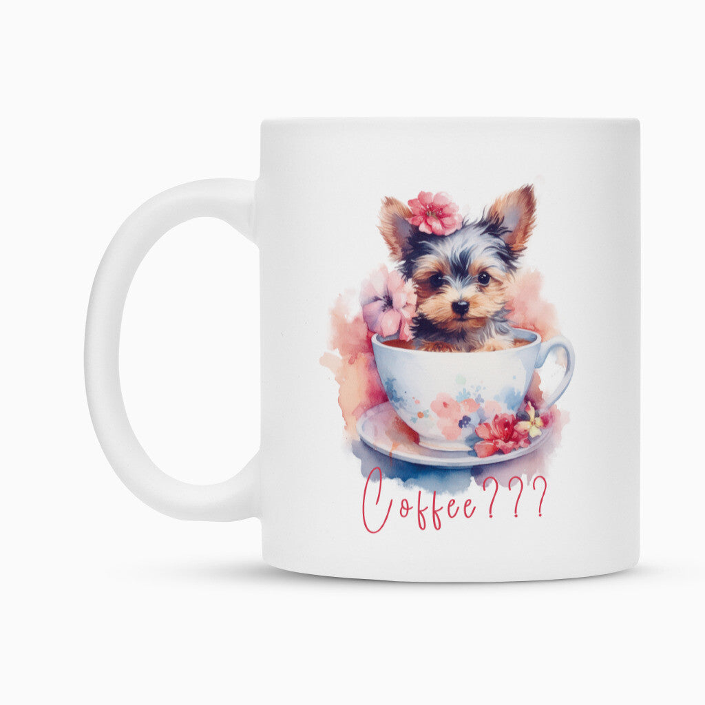 Tasse "Yorkshire - Coffee???" – hunde-shirt.de