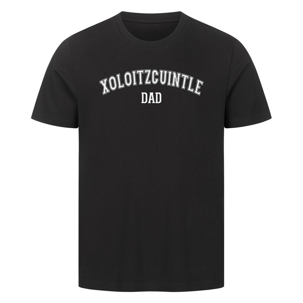 Premium T-Shirt "Xolo - DAD" Schwarz – hunde-shirt.de