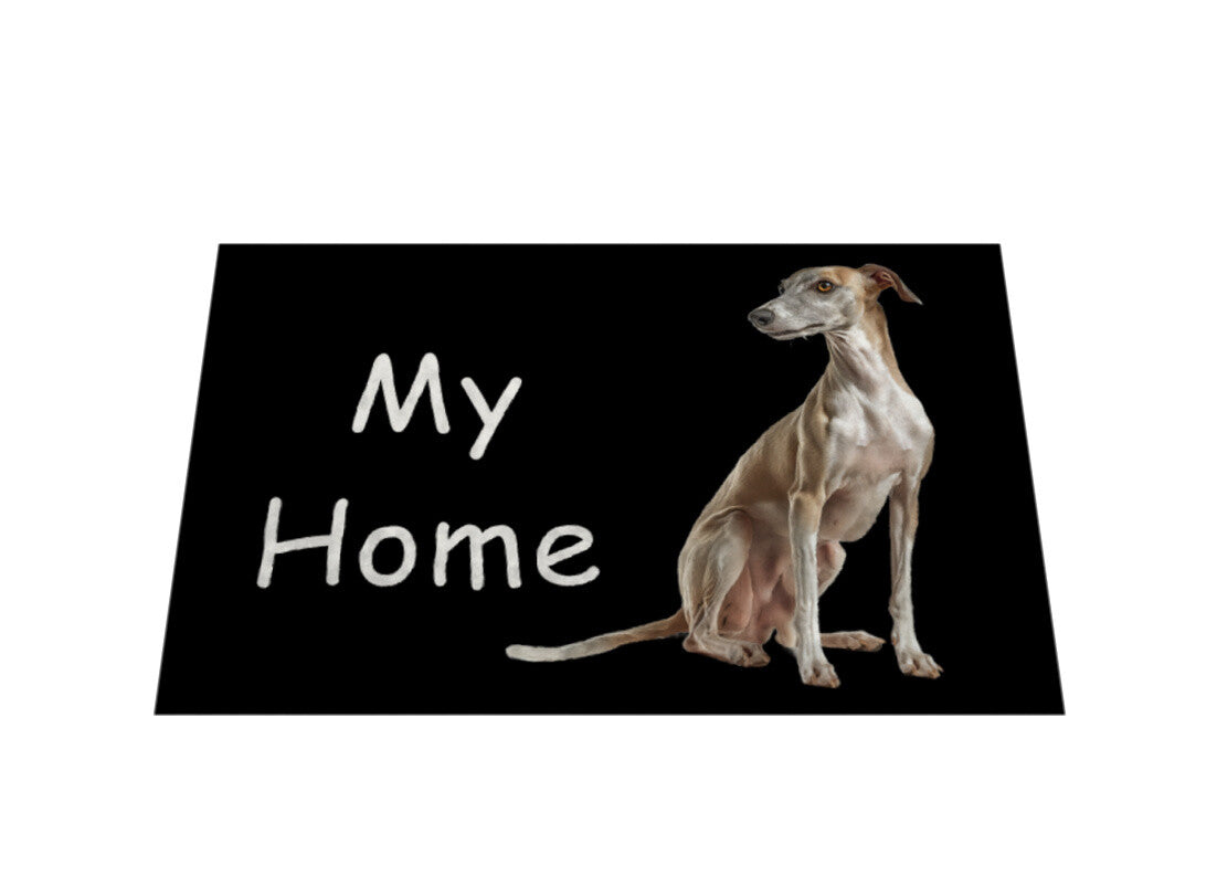 Fußmatte "Whippet - My Home" – hunde-shirt.de