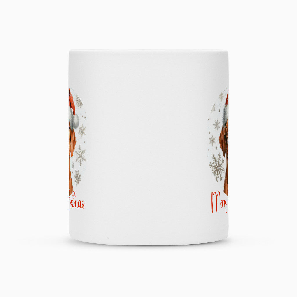 Tasse "Vizsla - Merry Christmas" – hunde-shirt.de