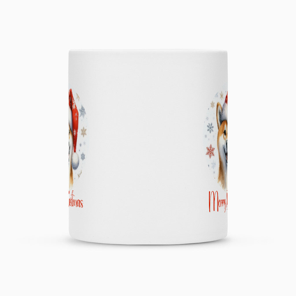 Tasse "Shiba Inu - Merry Christmas" – hunde-shirt.de