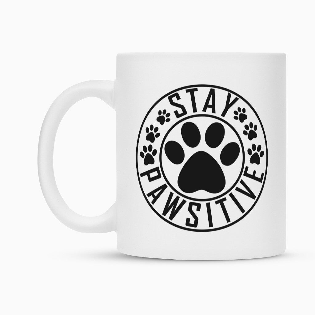 Tasse "Stay PAWsitive" – hunde-shirt.de