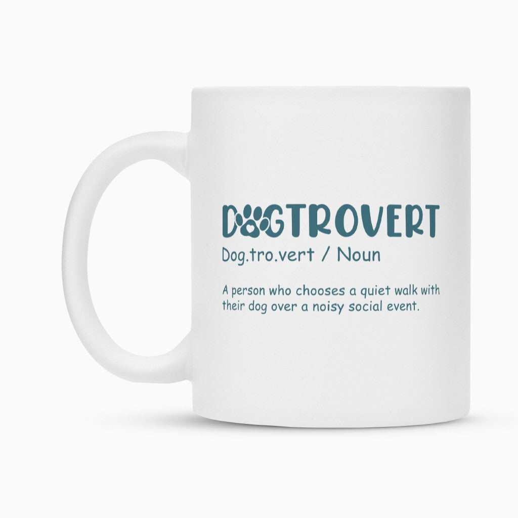 Tasse "Dogtrovert" – hunde-shirt.de