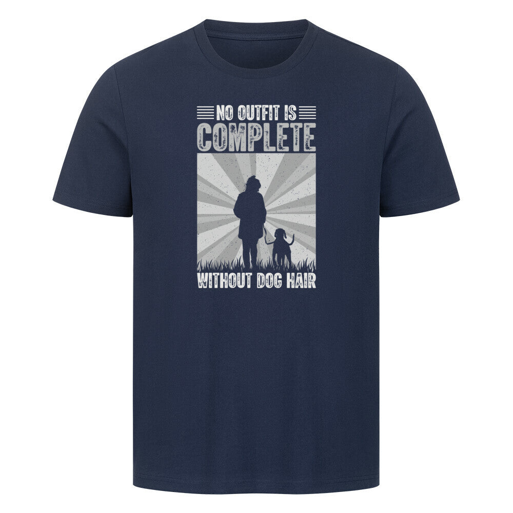 Premium T-Shirt "No outfit..." French Navy – hunde-shirt.de