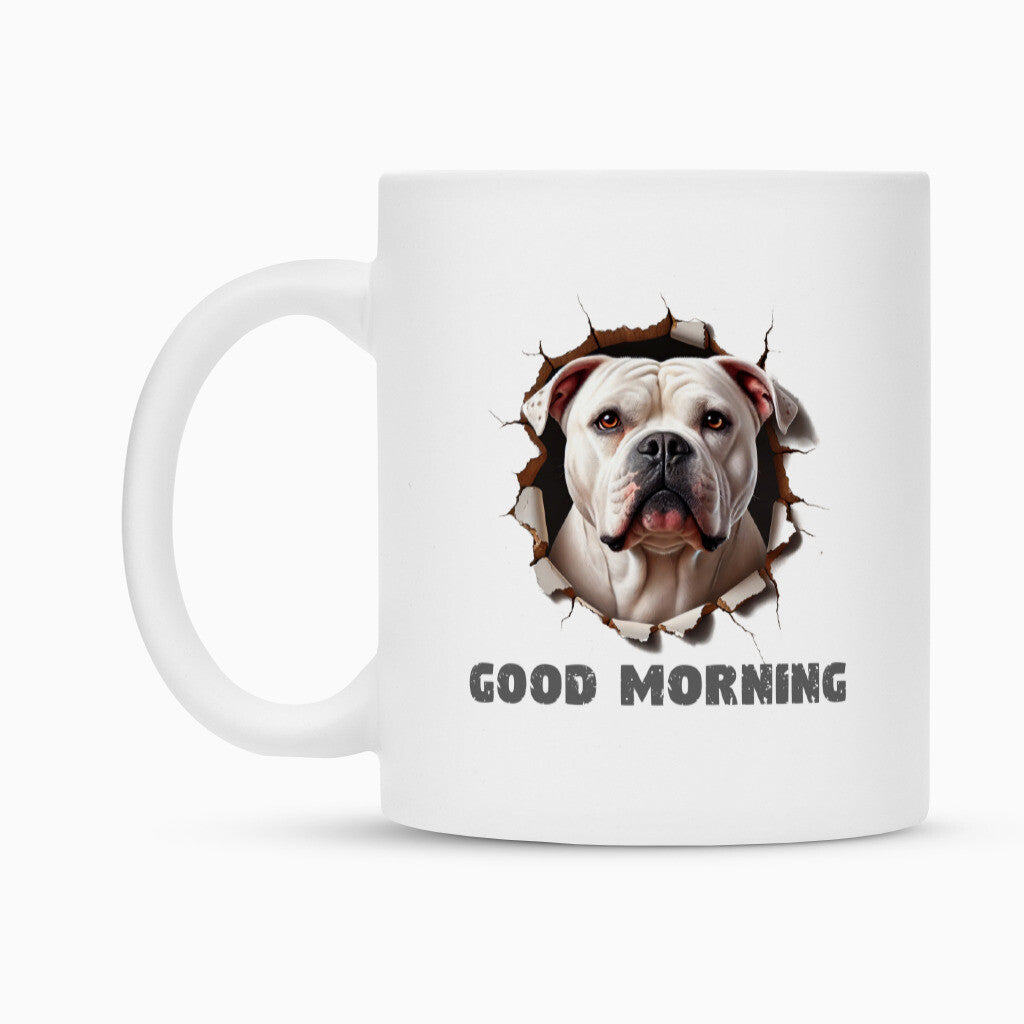 Tasse "American Bulldog - Good Morning" – hunde-shirt.de