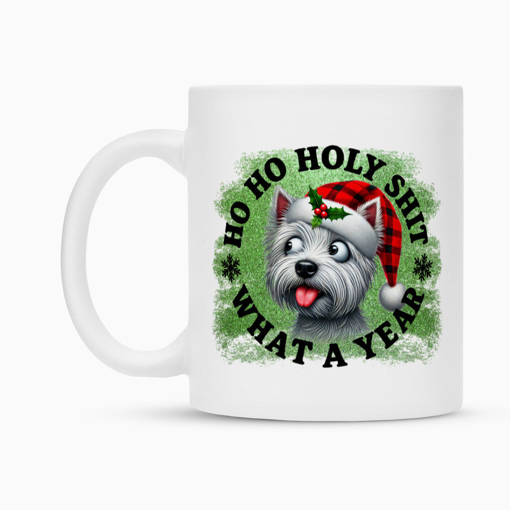 Tasse "Westie - HO HO..." – hunde-shirt.de
