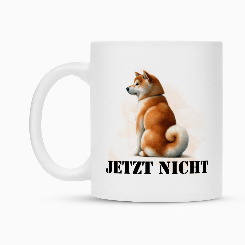 Tasse "Shiba Inu - JETZT NICHT" – hunde-shirt.de
