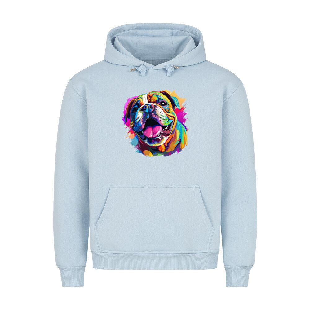 Premium Hoodie "OEB - Paint" Babyblau – hunde-shirt.de