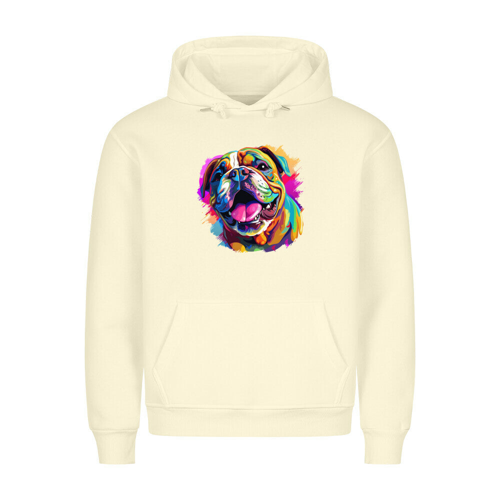 Premium Hoodie "OEB - Paint" Beige – hunde-shirt.de