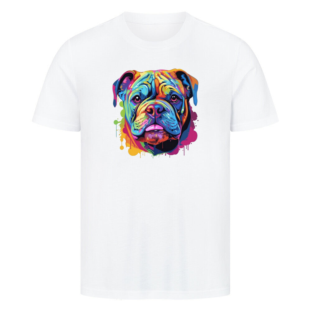 Premium T-Shirt "OEB - Splash" Weiß – hunde-shirt.de