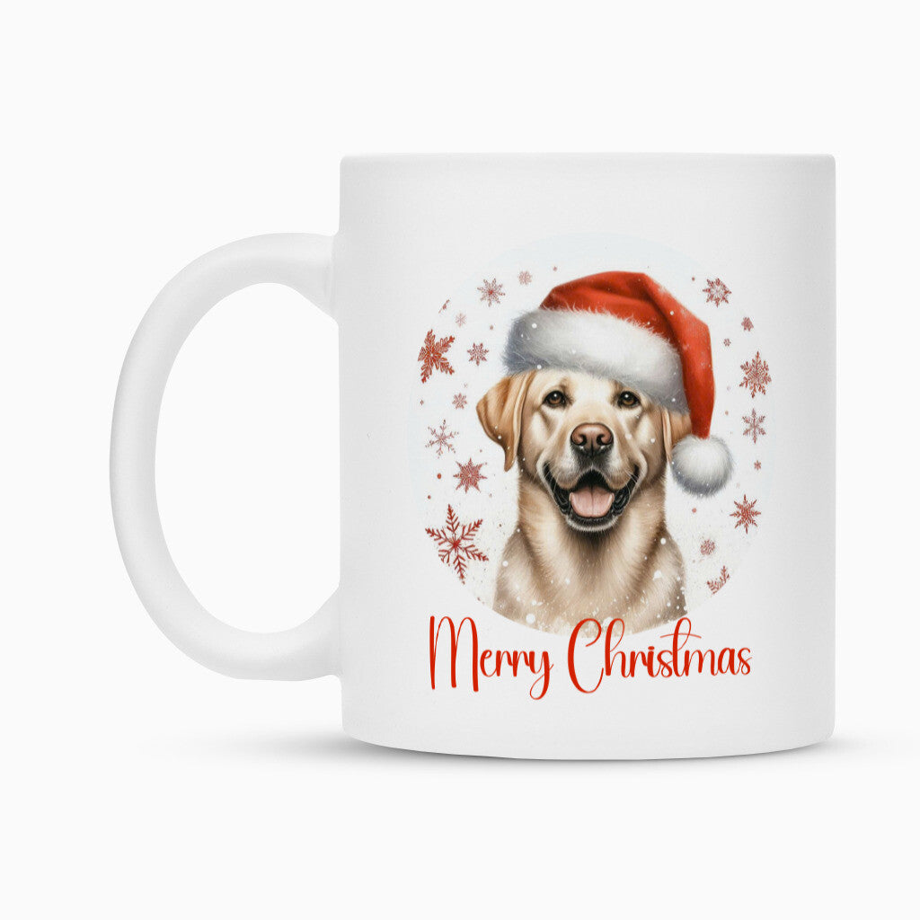 Tasse "Labrador ( hell ) - Merry Christmas" – hunde-shirt.de