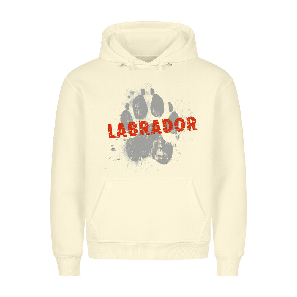 Premium Hoodie "Labrador - PAW" Beige – hunde-shirt.de