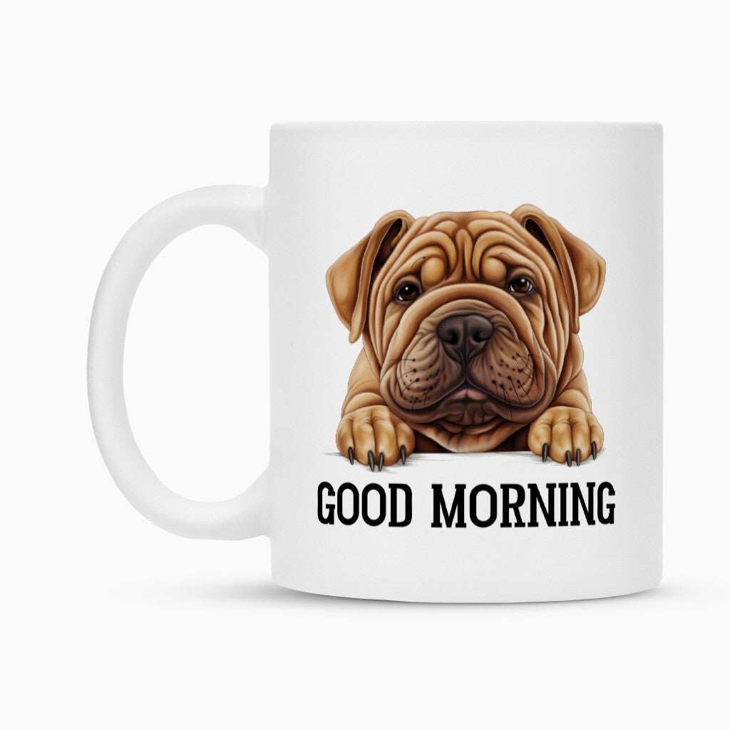 Tasse "Shar Pei - GOOD MORNING" – hunde-shirt.de