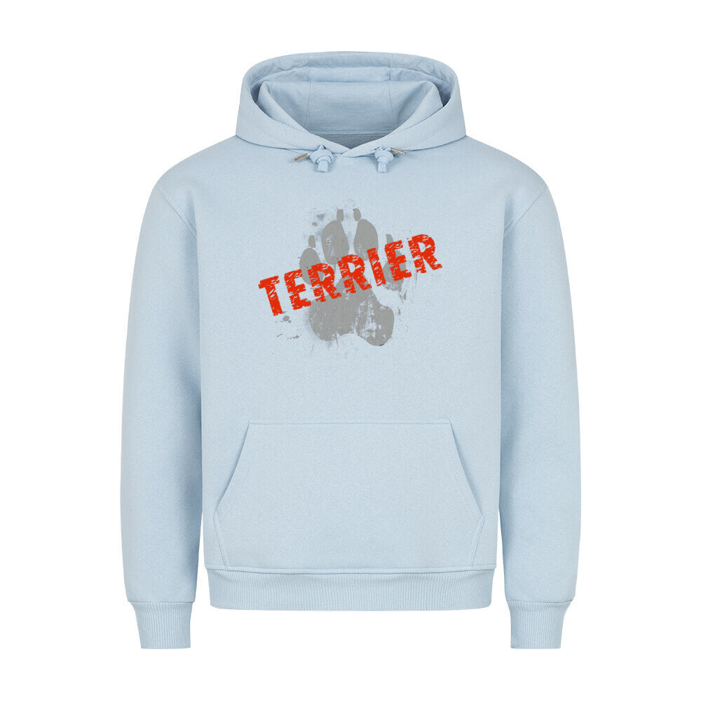 Premium Hoodie "Airedale Terrier - PAW" Babyblau – hunde-shirt.de