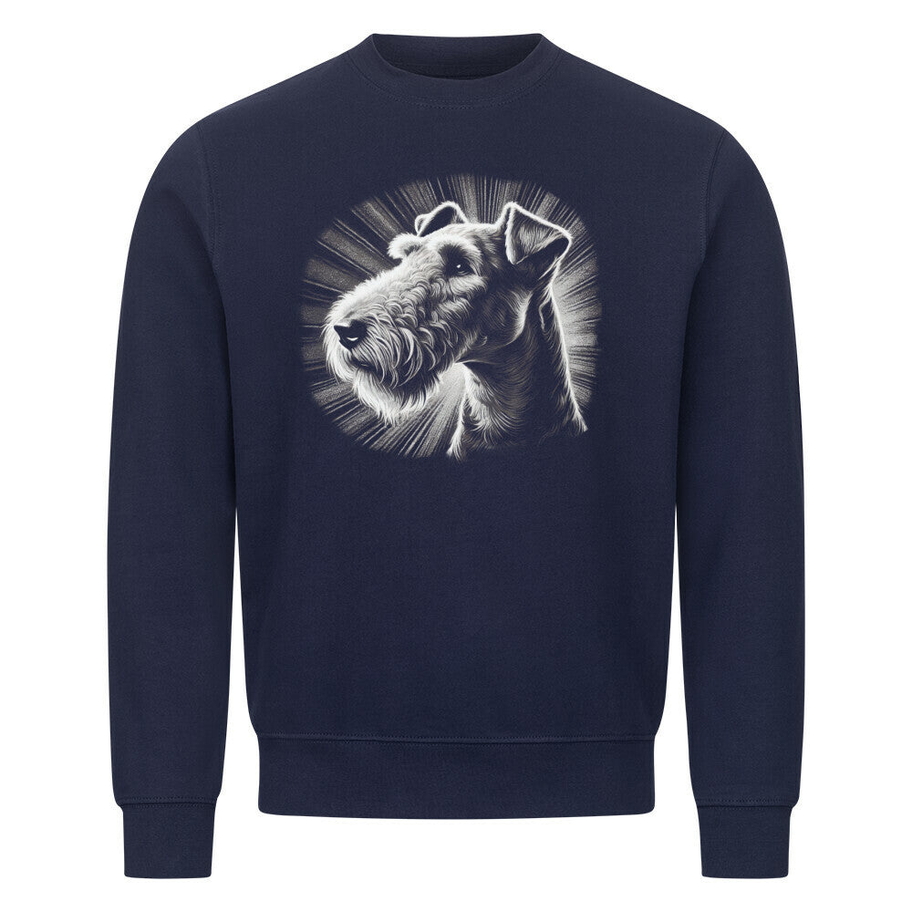 Premium Sweatshirt "Airedale Terrier - Shine" Navy Blue – hunde-shirt.de
