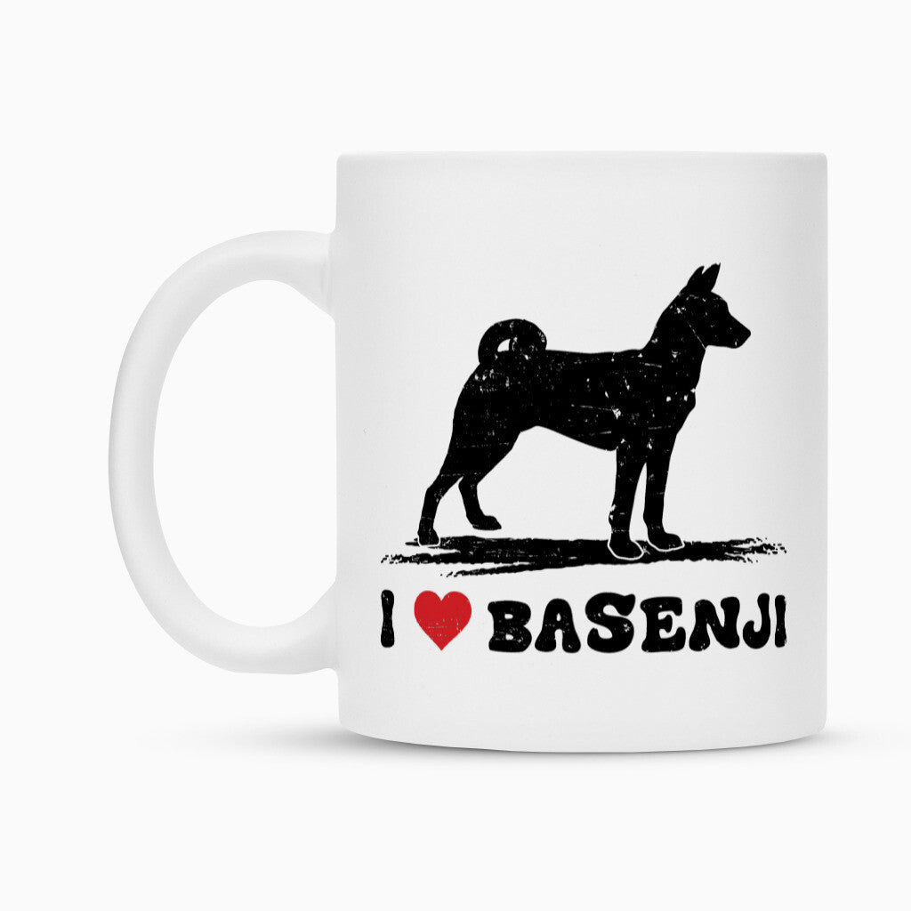 Tasse "Basenji - HEART" – hunde-shirt.de