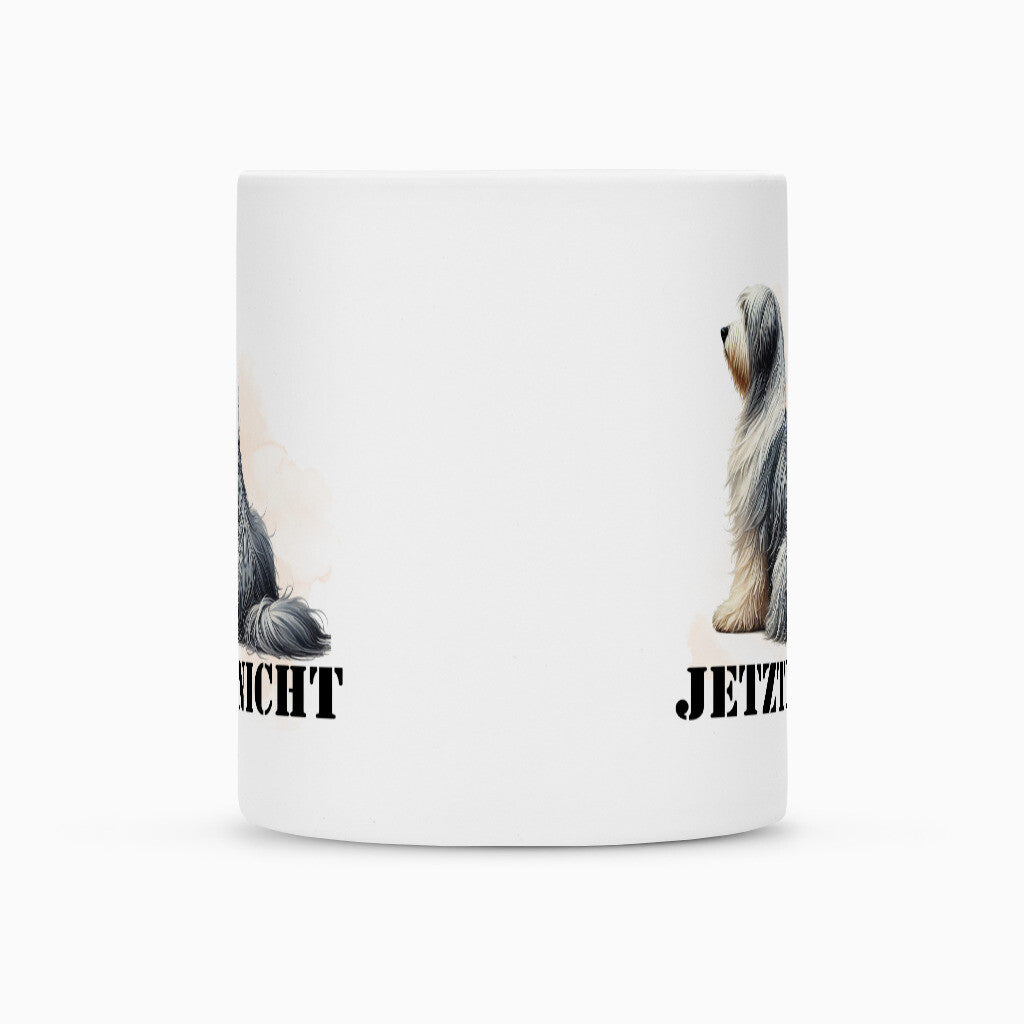 Tasse "Bearded Collie - JETZT NICHT" – hunde-shirt.de