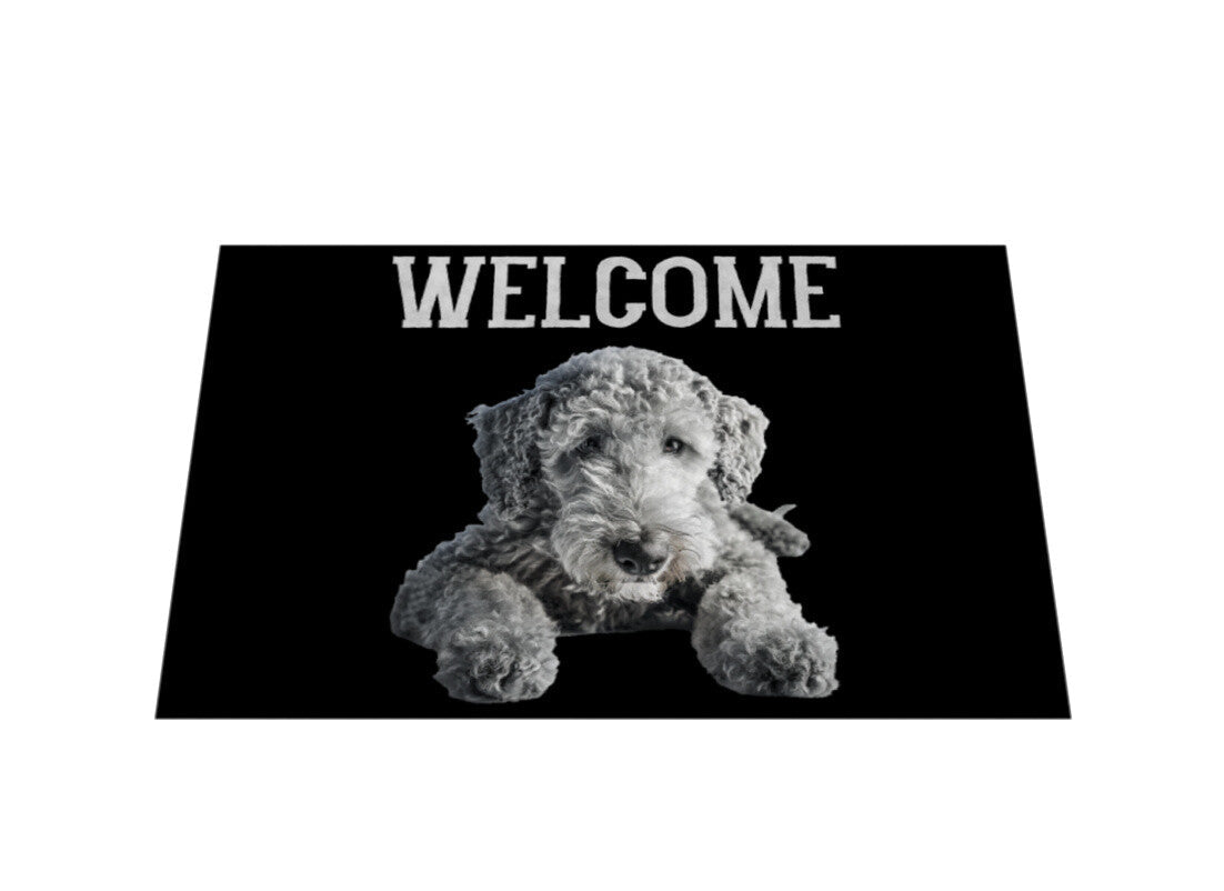 Fußmatte "Bedlington Terrier - Welcome" – hunde-shirt.de