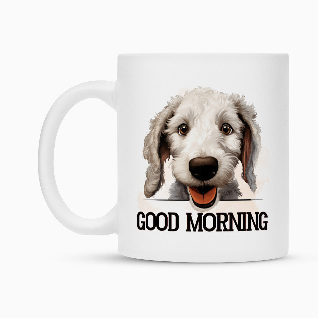 Tasse "Bedlington Terrier - GOOD MORNING" – hunde-shirt.de