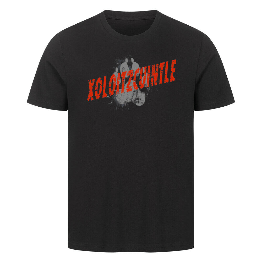 Premium T-Shirt "Xolo - PAW" Schwarz – hunde-shirt.de