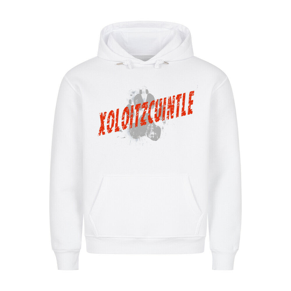 Premium Hoodie "Xolo - PAW" Weiß – hunde-shirt.de