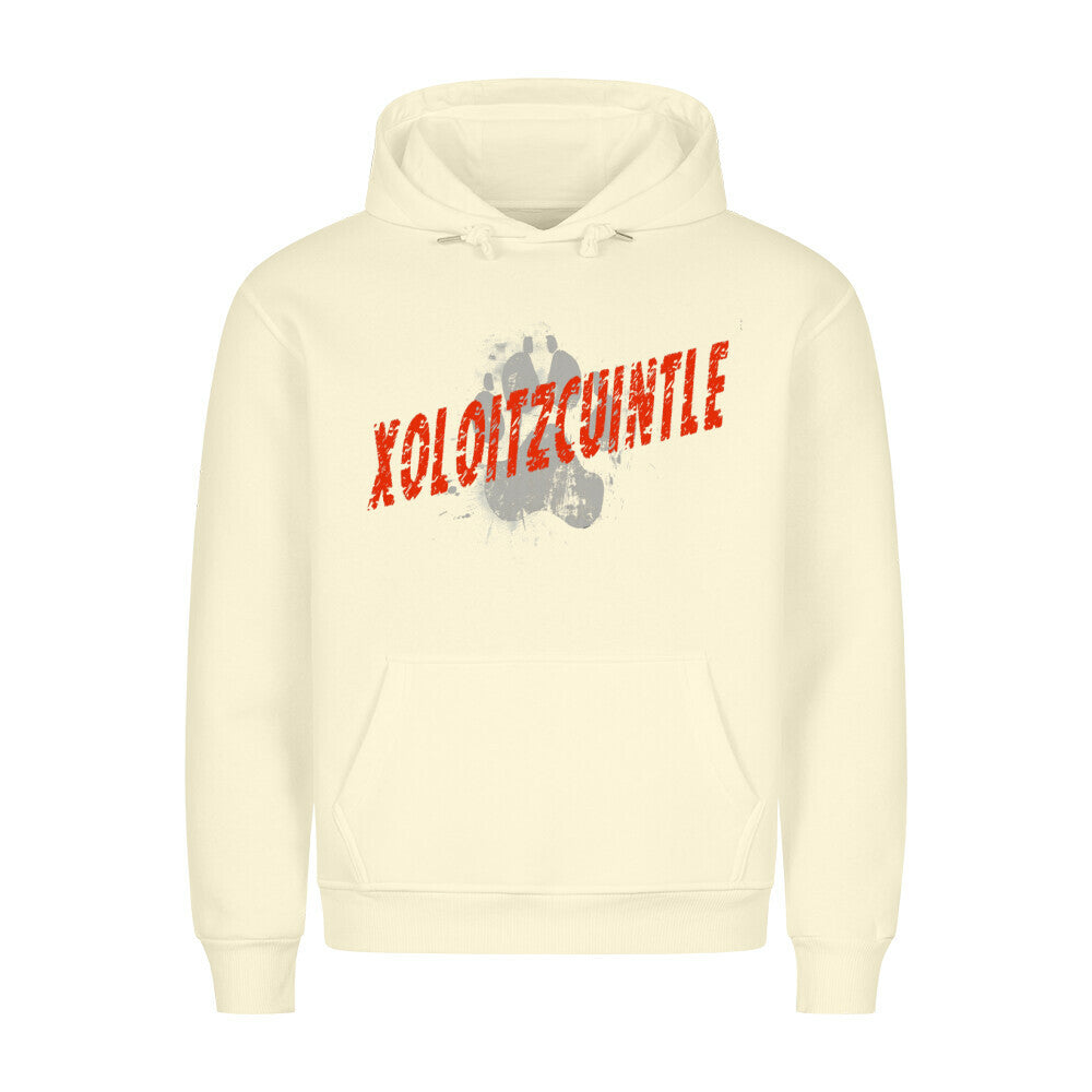 Premium Hoodie "Xolo - PAW" Beige – hunde-shirt.de