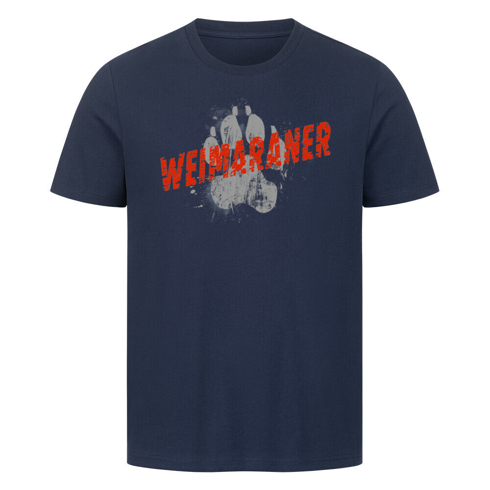 Premium T-Shirt "Weimaraner - PAW" French Navy – hunde-shirt.de