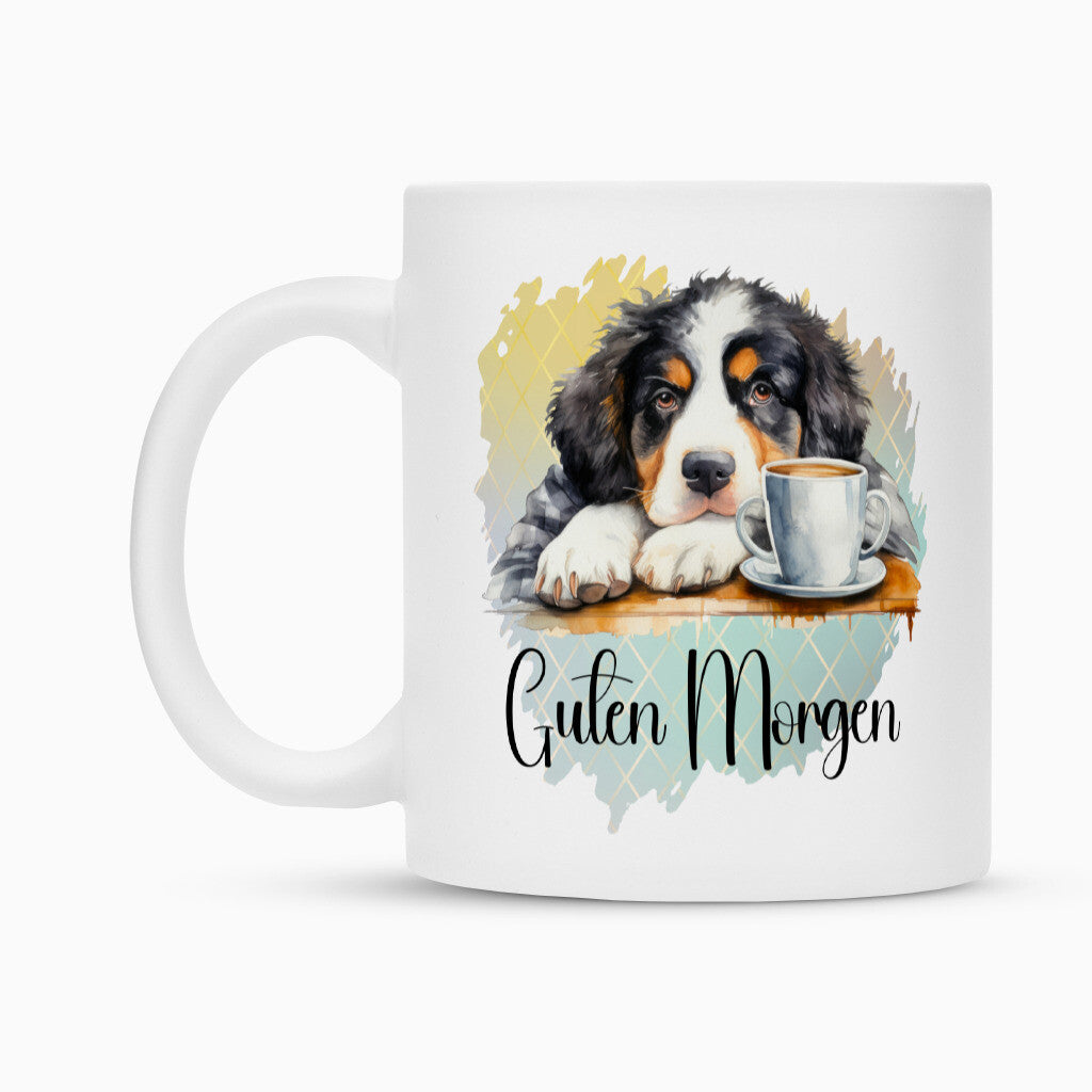 Tasse "Berner Sennenhund - Guten Morgen" – hunde-shirt.de