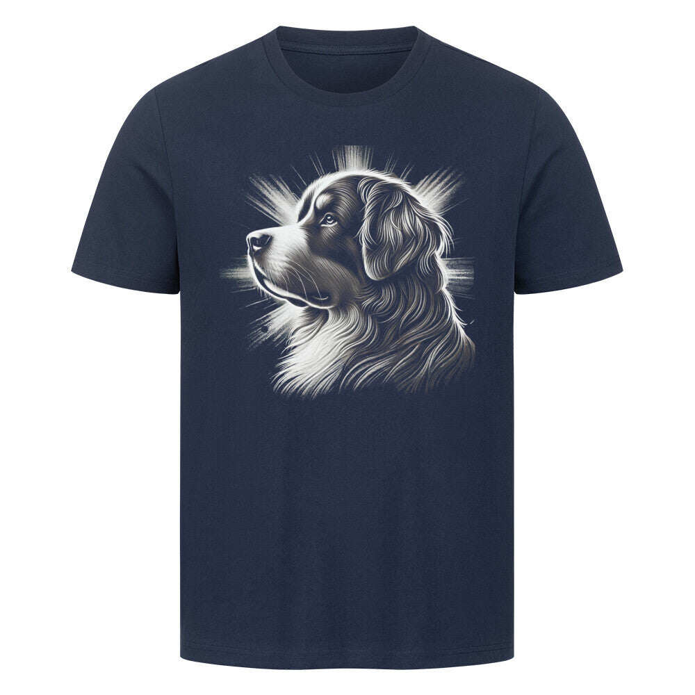 Premium T-Shirt "Berner Sennenhund - Shine" French Navy – hunde-shirt.de