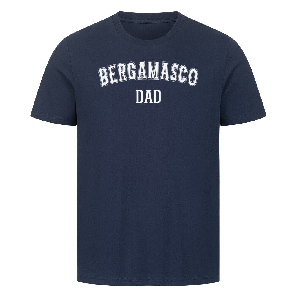 Premium T-Shirt "Bergamasco - DAD" French Navy – hunde-shirt.de