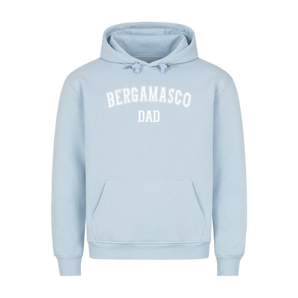 Premium Hoodie "Bergamasco - DAD" Babyblau – hunde-shirt.de