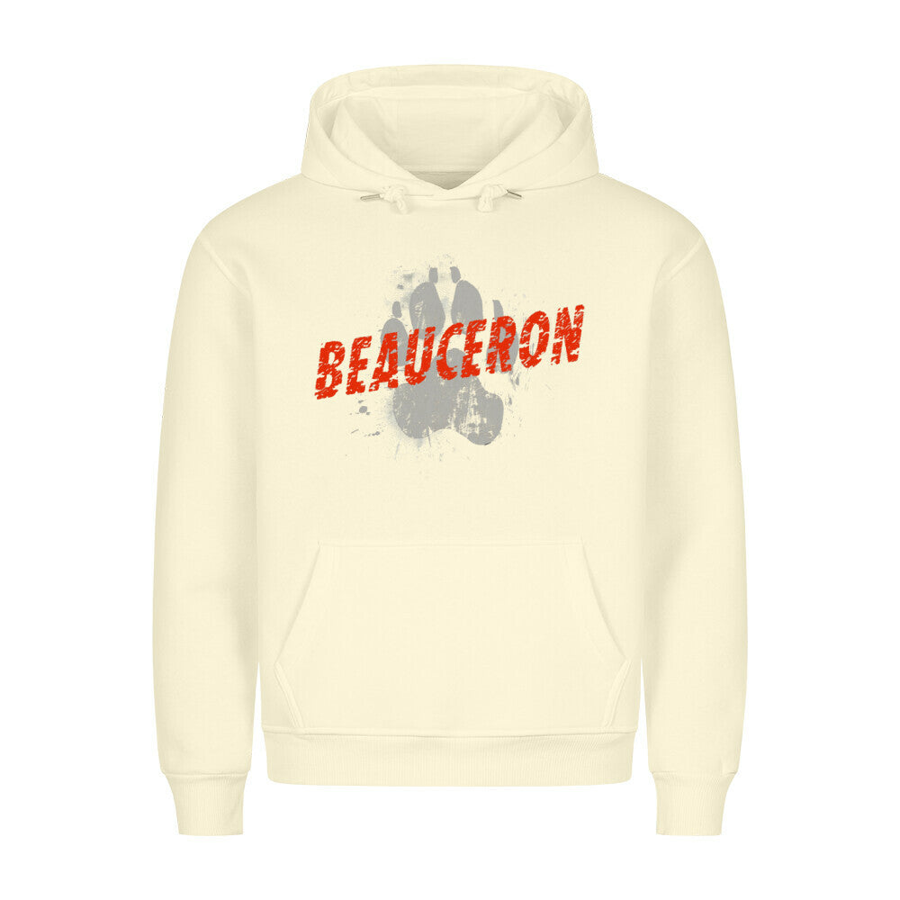 Premium Hoodie "Beauceron - PAW" Beige – hunde-shirt.de