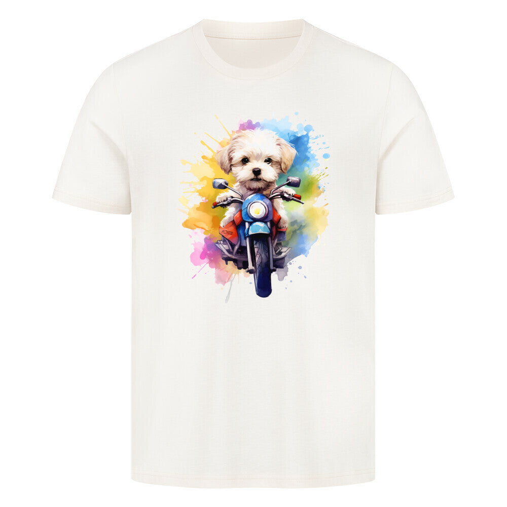 Premium T-Shirt "Bichon Frisé - Fun" Natural Raw – hunde-shirt.de