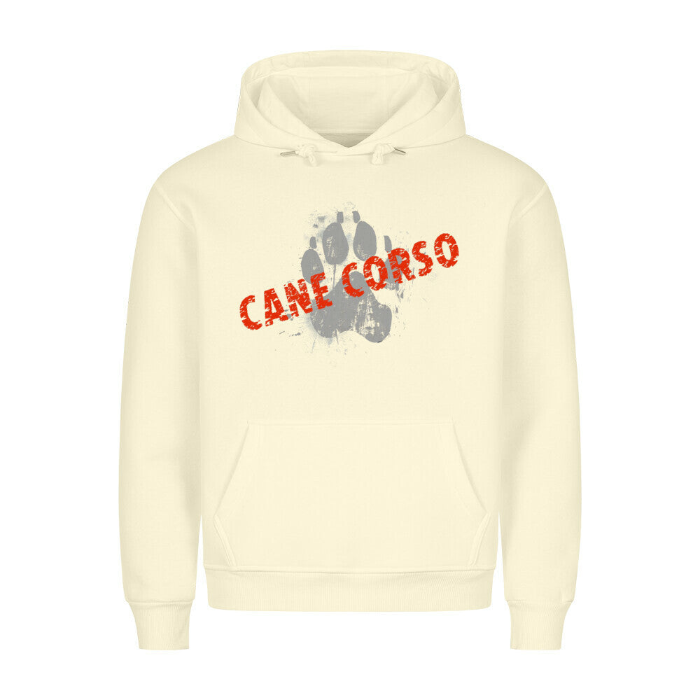 Premium Hoodie "Cane Corso - PAW" Beige – hunde-shirt.de