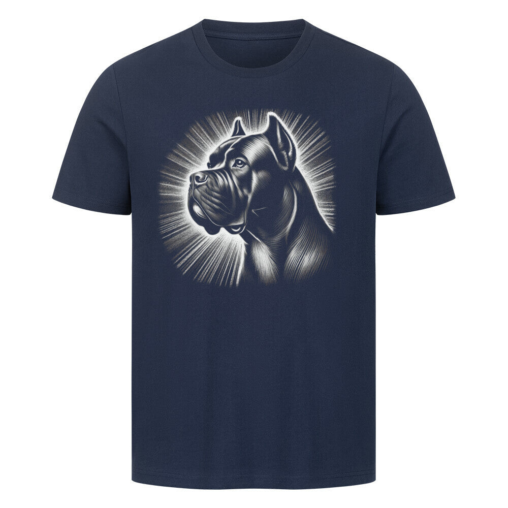 Premium T-Shirt "Cane Corso - Shine" French Navy – hunde-shirt.de