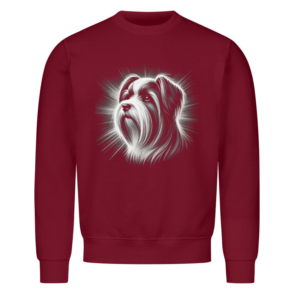 Premium Sweatshirt "Biewer Terrier - Shine" Burgunder – hunde-shirt.de