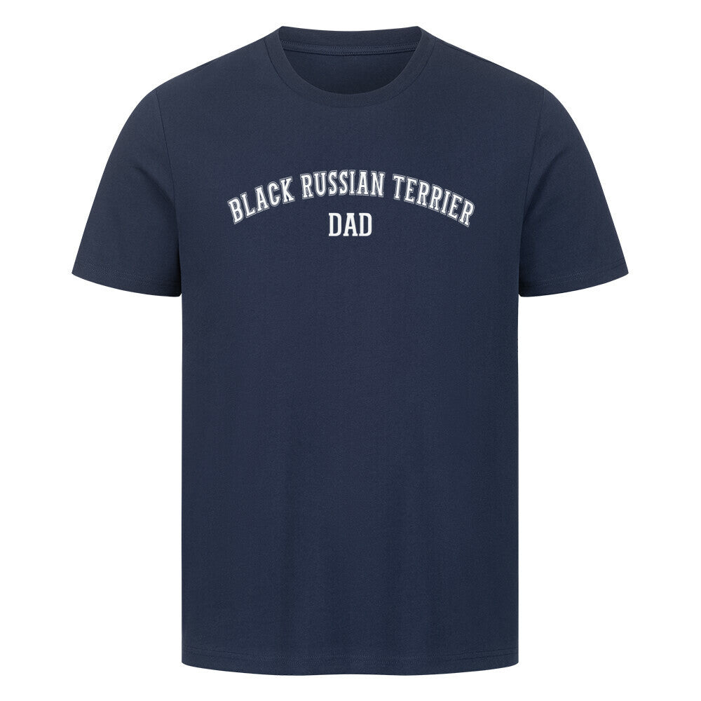 Premium T-Shirt "Black Russian Terrier - DAD" French Navy – hunde-shirt.de
