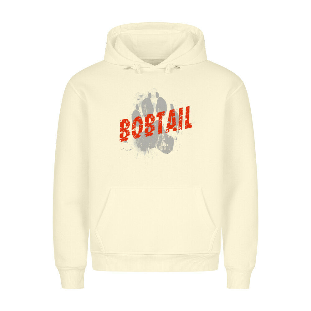 Premium Hoodie "Bobtail - PAW" Beige – hunde-shirt.de